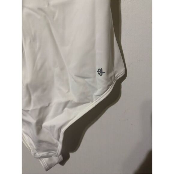 Brand New Popilush Women’s Large White Sleeveless One Piece Body Suit - Picture 2 of 6